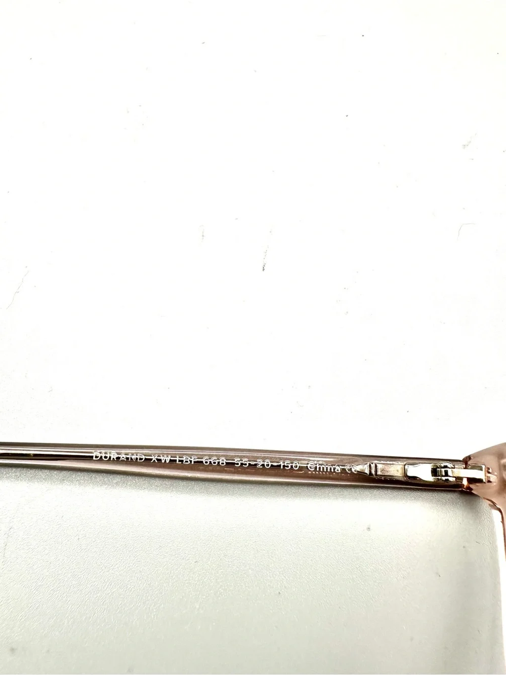 Warby Parker Durand XW LBF 668 Eyeglasses Rose Water Crystal Pink 53-20-150